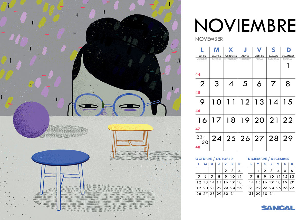 sancal calendar november 2015